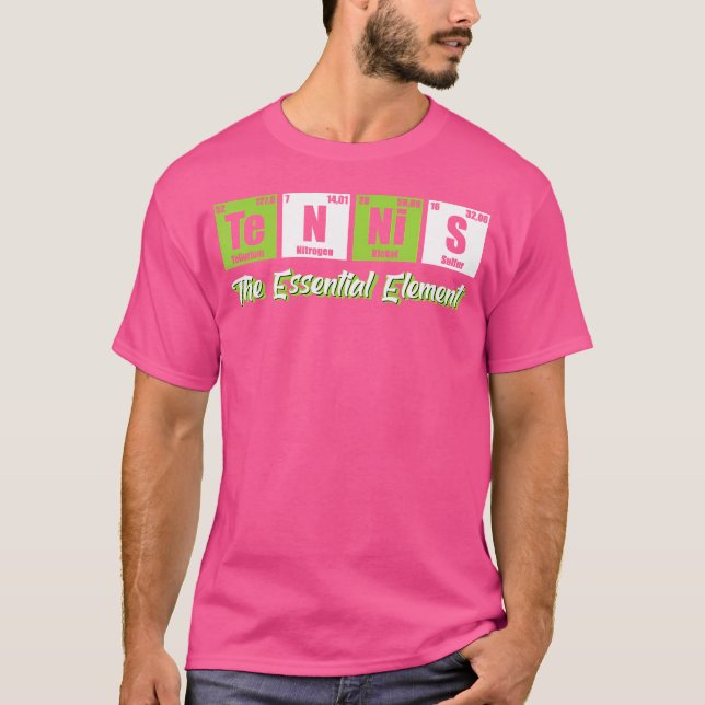 Camiseta Tênis O Elemento Amor Tênis Divertido (Frente)