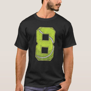 Camiseta Tênis Oitavo Garota de Aniversário Oito Anos