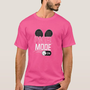 Camiseta Tênis Padel Padel Jogando Raquete Esportes Jogador