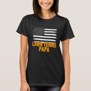 Camiseta Tênis Papa Dia de os pais de Bandeira Americano