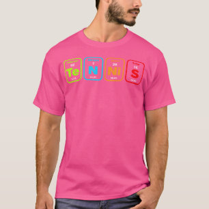 Camiseta Tênis Periodicidade Do Elemento De Mesa Funny Ball