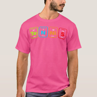Camiseta Tênis Periodicidade Do Elemento De Mesa Funny Ball