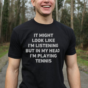 Camiseta Tênis Player Engraçado
