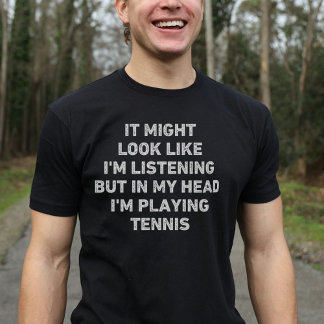 Camiseta Tênis Player Engraçado