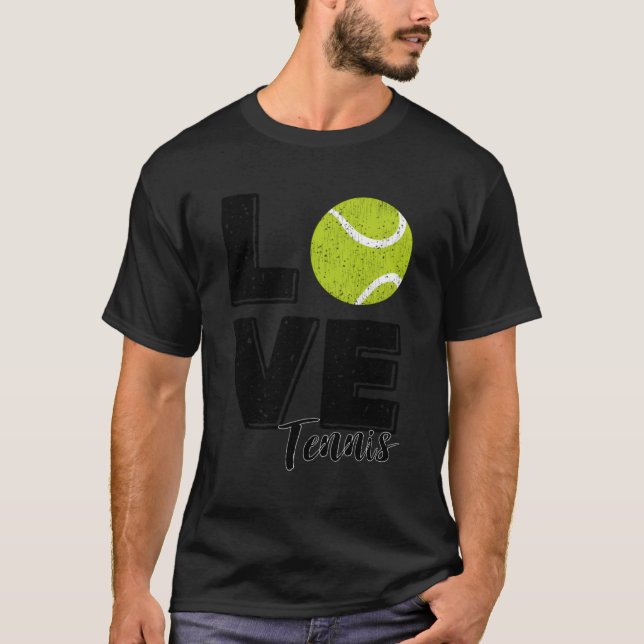 Camiseta Tênis Player I Love Tênis (Frente)