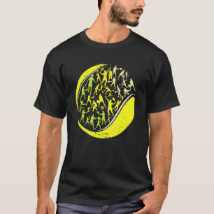 Camiseta Tênis Player Posições I Tênis Balls Racket Tenn