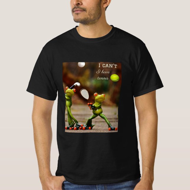 Camiseta tênis, presente de tênis engraçado, tênis player (Frente)