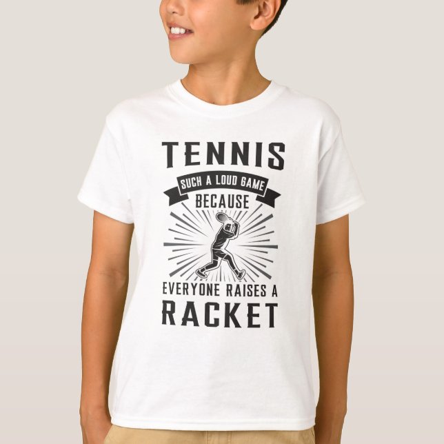 Camiseta Tênis Racket Player Combine Ideia Encantada De Pre (Frente)