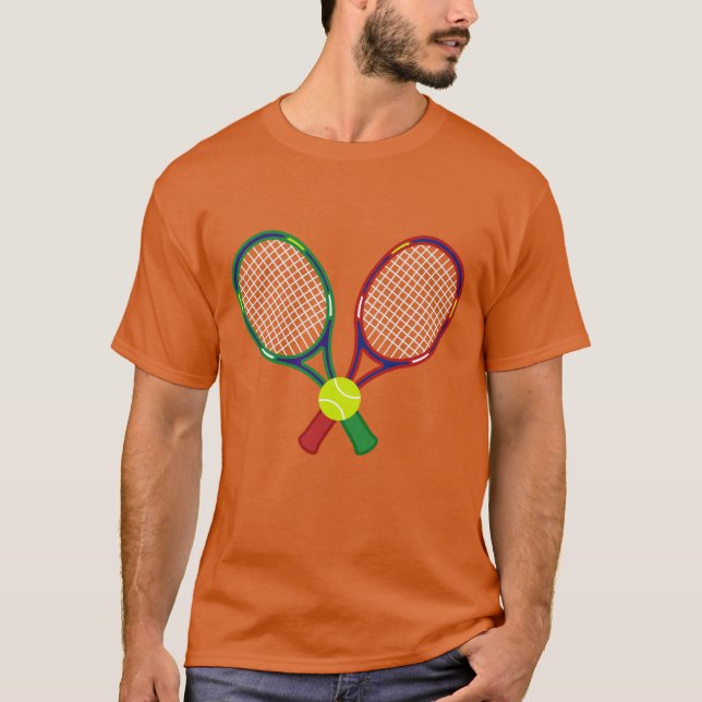 Camiseta Tênis Rackets & Ball (Frente)