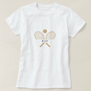 Camiseta Tênis Rackets e Tênis personalizado de nome