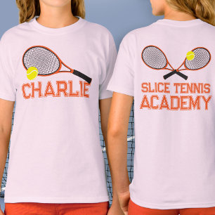 Camiseta Tênis racquet e esferas - personalização gráfica l