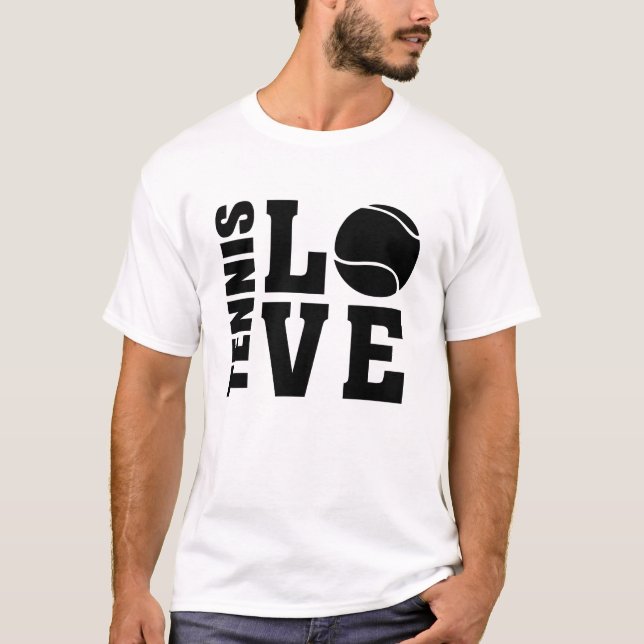 Camiseta Tênis, Tênis, AMOR, Tênis (Frente)