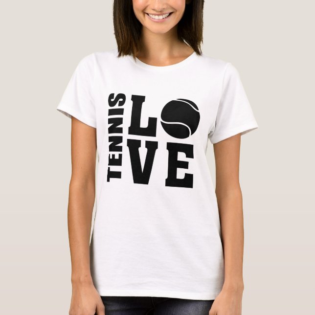 Camiseta Tênis, Tênis, AMOR, Tênis (Frente)
