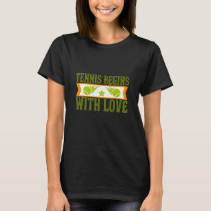 Camiseta Tênis - Tênis começa com amor