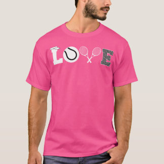 Camiseta Tênis Tênis do Tênis do ventilador do tênis Love