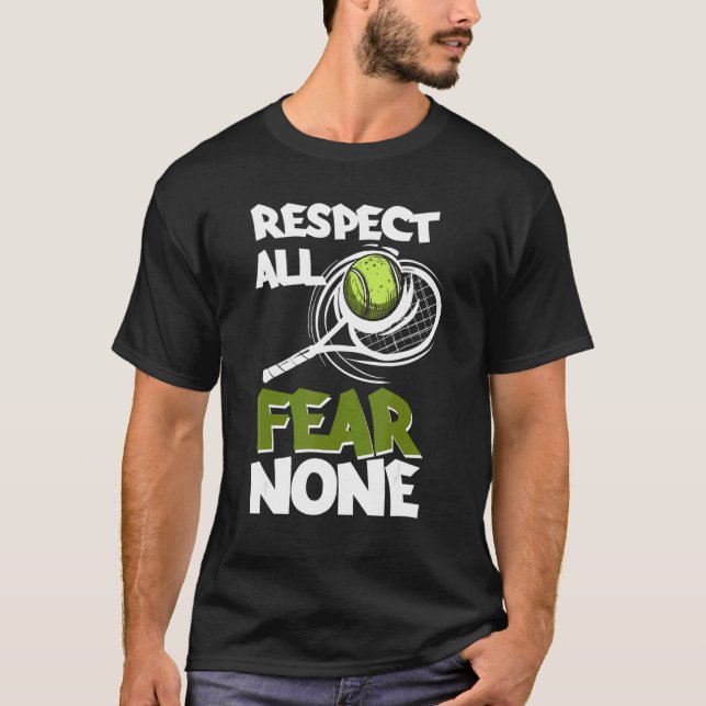 Camiseta Tênis Tênis Racket Tênis Tênis Ball Court Tenn (Frente)