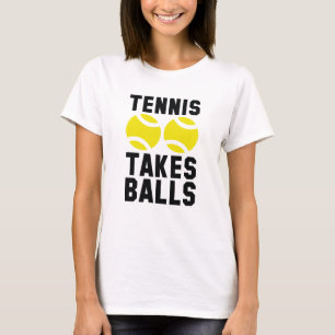 Camiseta Tênis tira bolas