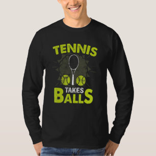 Camiseta Tênis tira bolas