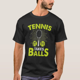 Camiseta Tênis tira bolas