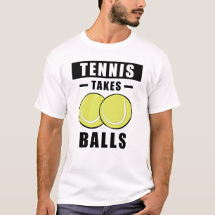 Camiseta Tênis toma bolas - Engraçado
