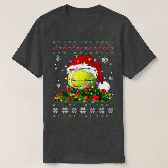Camiseta Tênis Ugly Sweet Natal Pajama Luz Esporte (Frente do Design)
