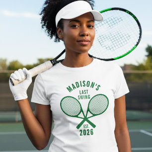 Camiseta Tênis Último Balanço Antes da Despedida de Solteir