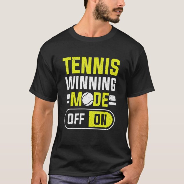 Camiseta Tênis Winning Mode On Tênis Ball Tênis (Frente)