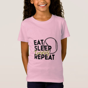 Camiseta Tenista Comer Dormir Tênis Repetir