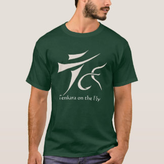 Camiseta Tenkara sobre - - voe o t-shirt escuro