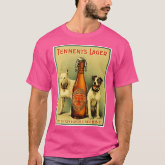 Camiseta Tennents Vintage Lager Advertising Impressão