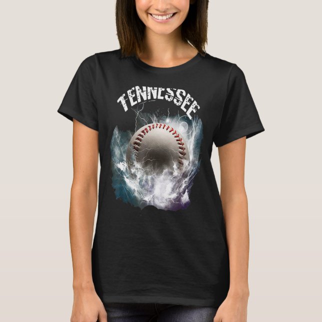 Camiseta Tennessee Baseball Retro (Frente)