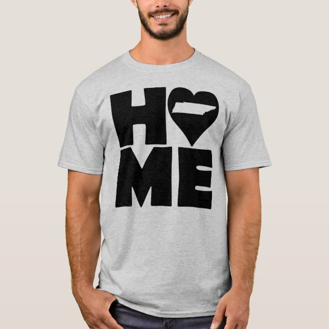 Camiseta Tennessee Home Heart State Tees (Frente)