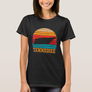 Camiseta Tennessee Retro Vintage Sunset EUA State Tennessee