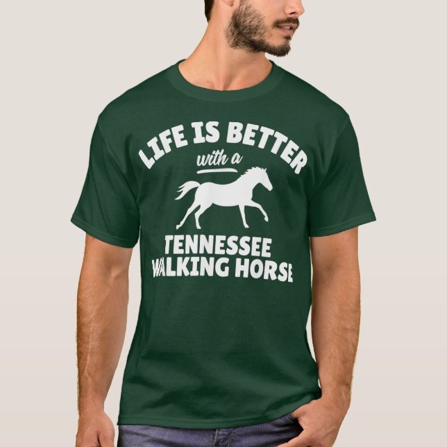 Camiseta Tennessee Walking Horse Rider (Frente)