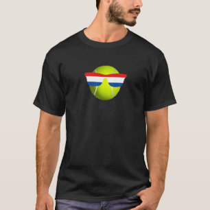 Camiseta Tennis Ball With Netherlands Sunglasses