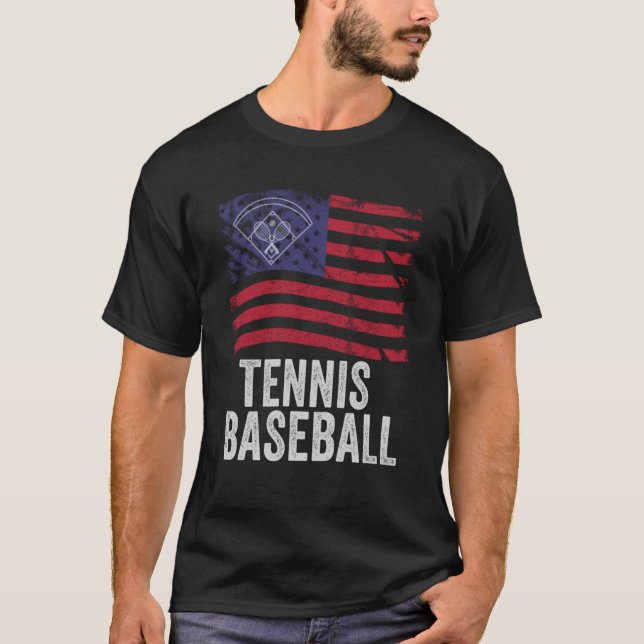 Camiseta Tennis Baseball Fun Game for All Ages Perfect Outd (Frente)