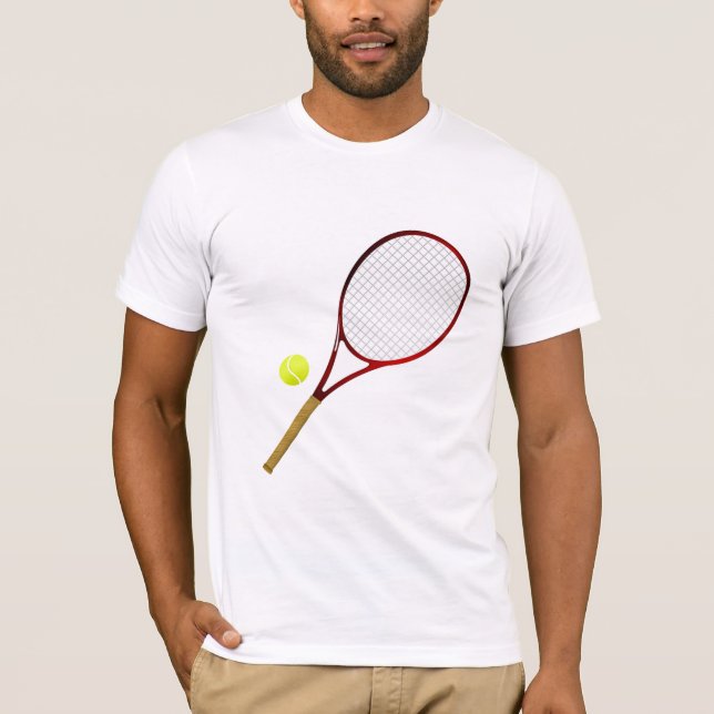 Camiseta Tennis racket and ball (Frente)