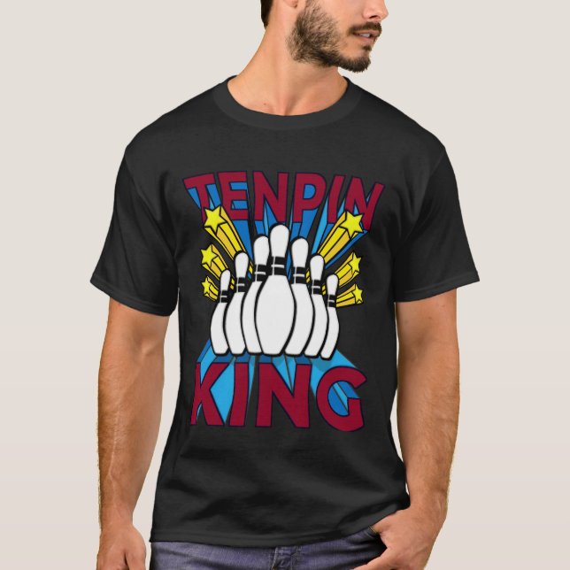 Camiseta Tenpin Bowling King (Frente)