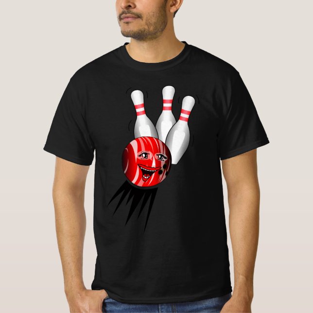 Camiseta Tenpin Bowling Strike. (Frente)