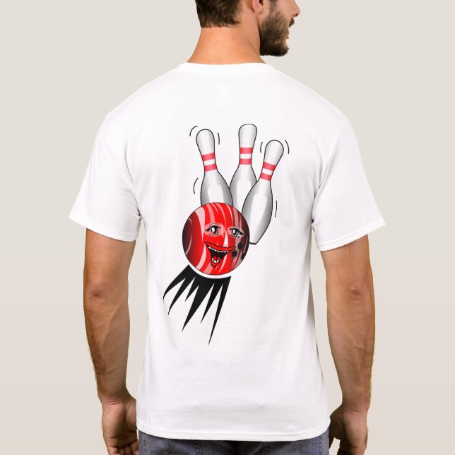 Camiseta Tenpin Bowling Strike. (Verso)