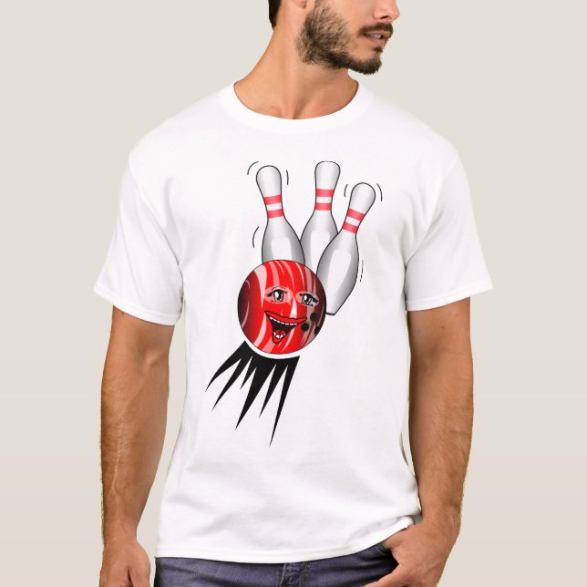 Camiseta Tenpin Bowling Strike. (Frente)