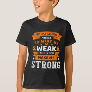 Camiseta Tenta Fazer-Me Fraco A Fé Em Deus Me Torne Forte