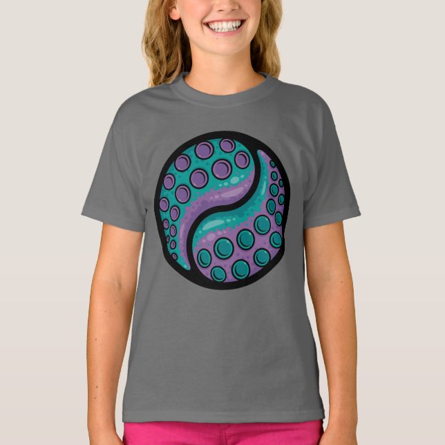 Camiseta Tentacle Yin Yang (Frente)