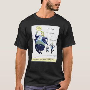 Camiseta Tentações Para Idiotas Justiça Perseguindo Galinha