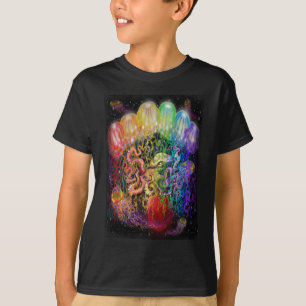 Camiseta Tentáculos de águas-vivas espaciais