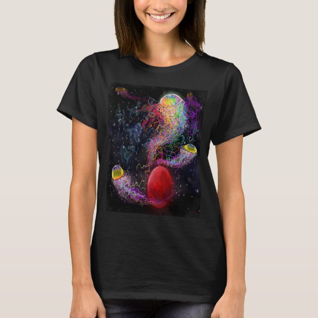 Camiseta Tentáculos de Espaço T-Shirt (Frente)