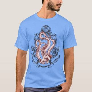 Camiseta Tentáculos de Lula Fora do Espelho Horror Lovecraf