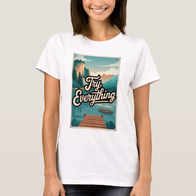 Camiseta Tentar tudo (Frente)