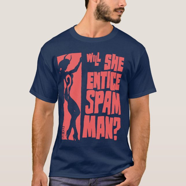 Camiseta tentará o HOMEM do Spam (Frente)