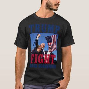 Camiseta Tentativa de Assassinato de Trump 2024 - Nunca se 